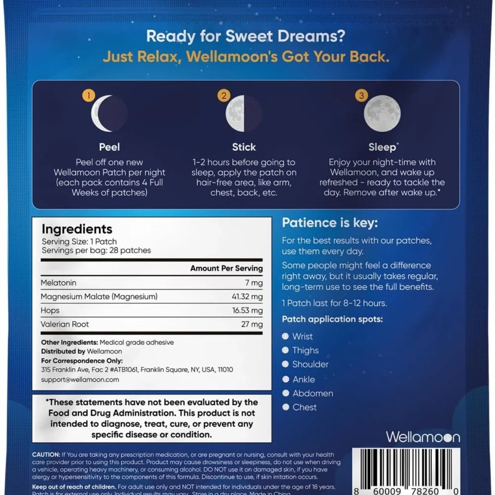 Original Sleep Patches for Adults Extra Strength | | 28 Patches - Picture 4 of 7